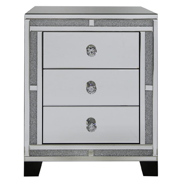 Willa Arlo Interiors Nachttisch Cristopher mit 3 Schubladen | Wayfair.de